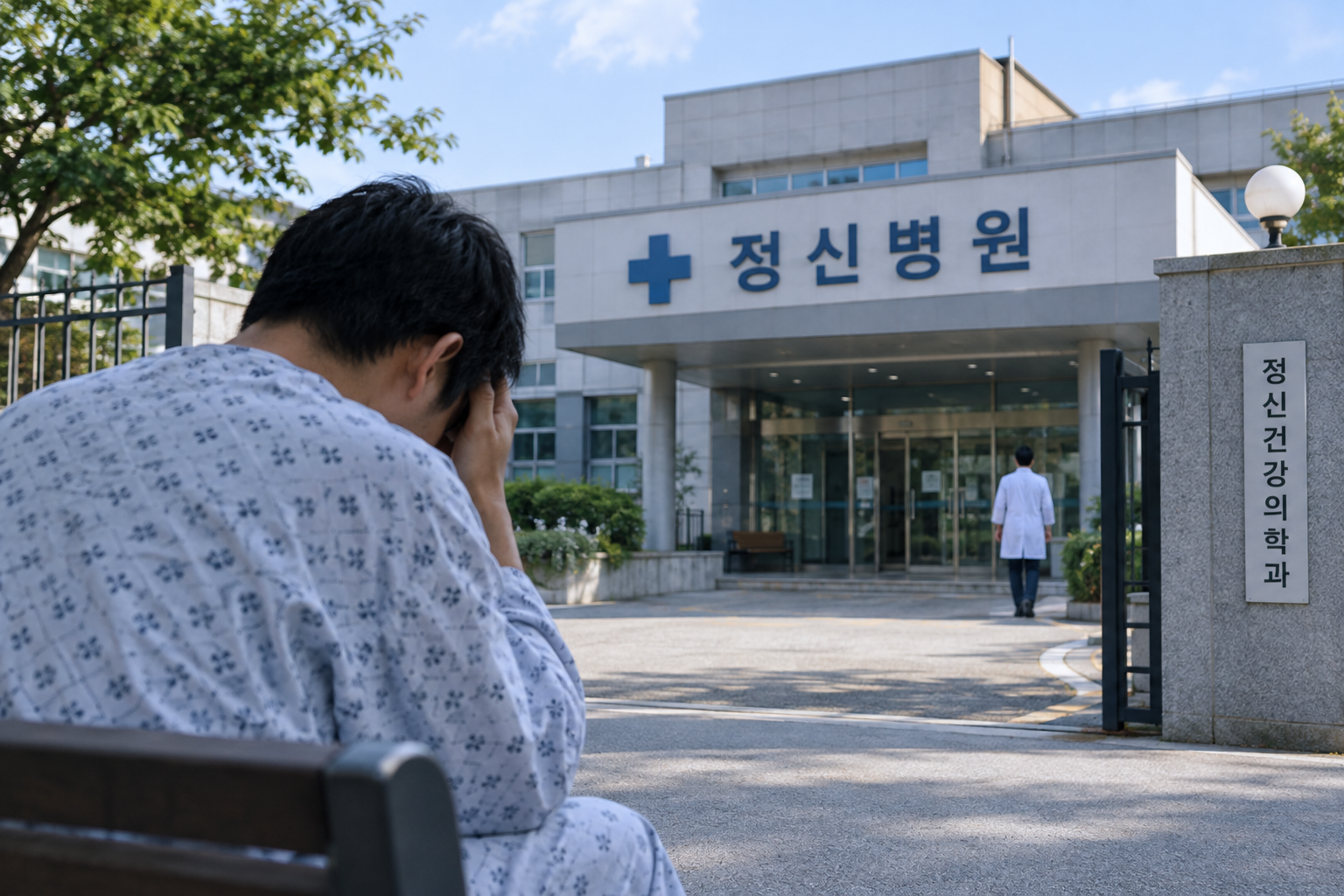 2. 정신병원에 도착